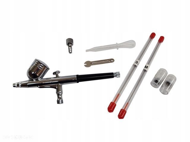 Aerograf malarski 2 dysze z dyszą 0,2-0,3 mm - 8