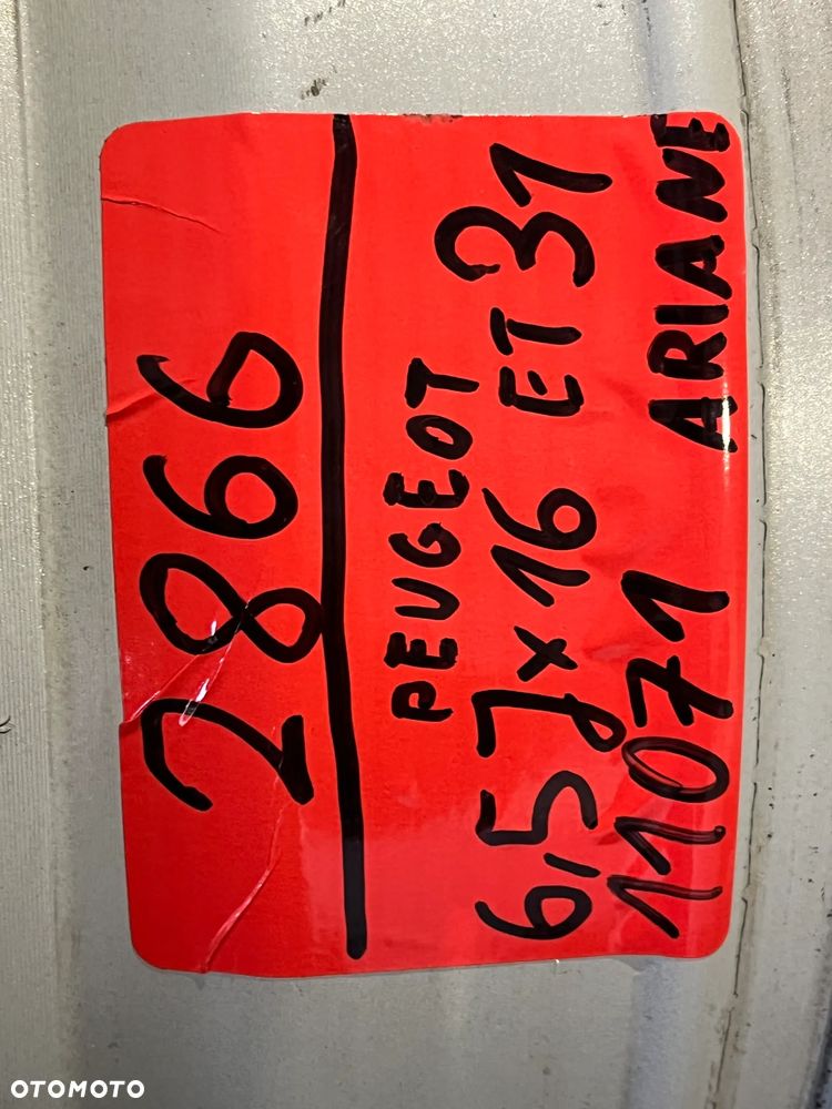 Felga Peugeot 16 6,5J ET31 11071 Ariane 1szt. - 5