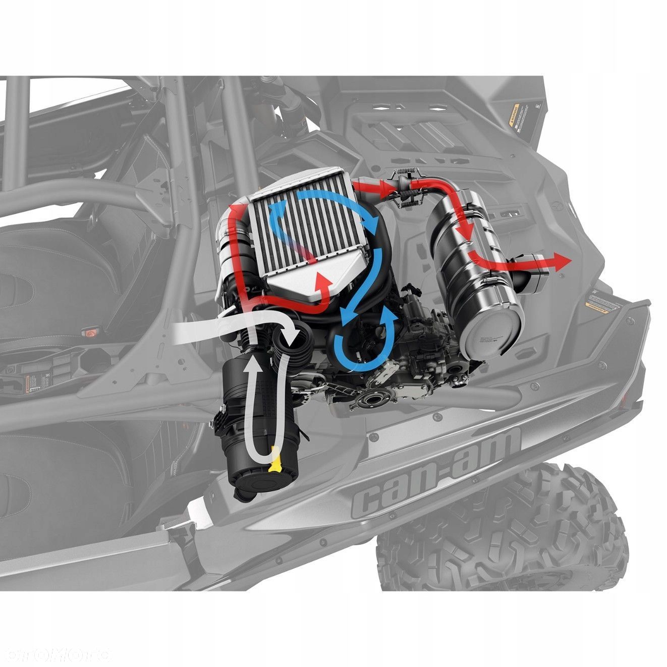 715004700 Zestaw podniesienia mocy CAN AM Maverick X3 2017 - 1