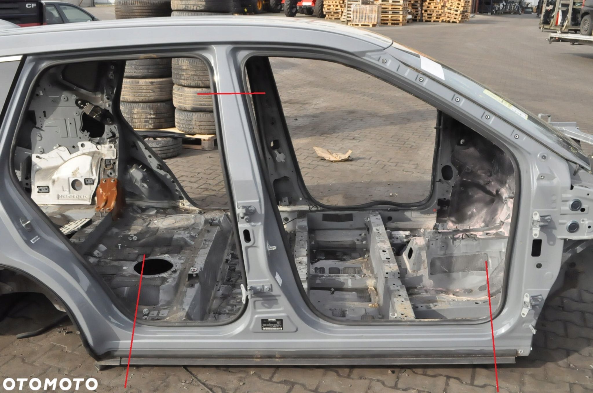 NISSAN X-TRAIL IV T33 2021- SŁUPEK PRÓG PRAWY - 1