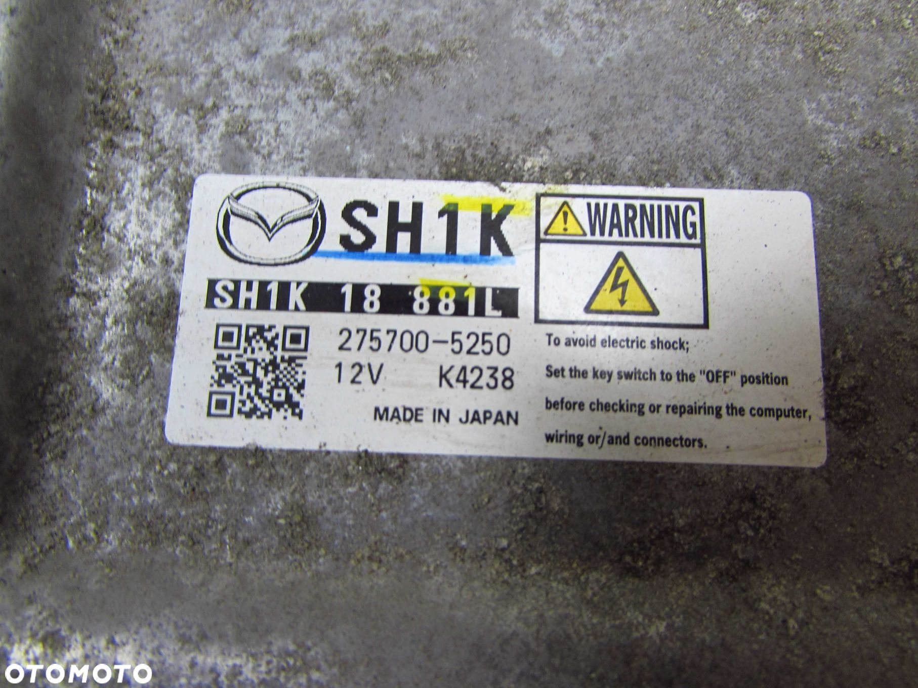 MAZDA CX-5 2.2 SKYACTIV AUTOMAT AWD 12-17 KOMPUTER STEROWNIK SILNIKA ECU 275700-5250 SH1K18881 - 4