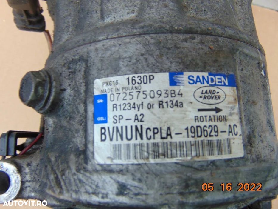 Compresor clima Range Rover Sport 3.0 2011-2017 Velar Discovery 5 Jagu - 3