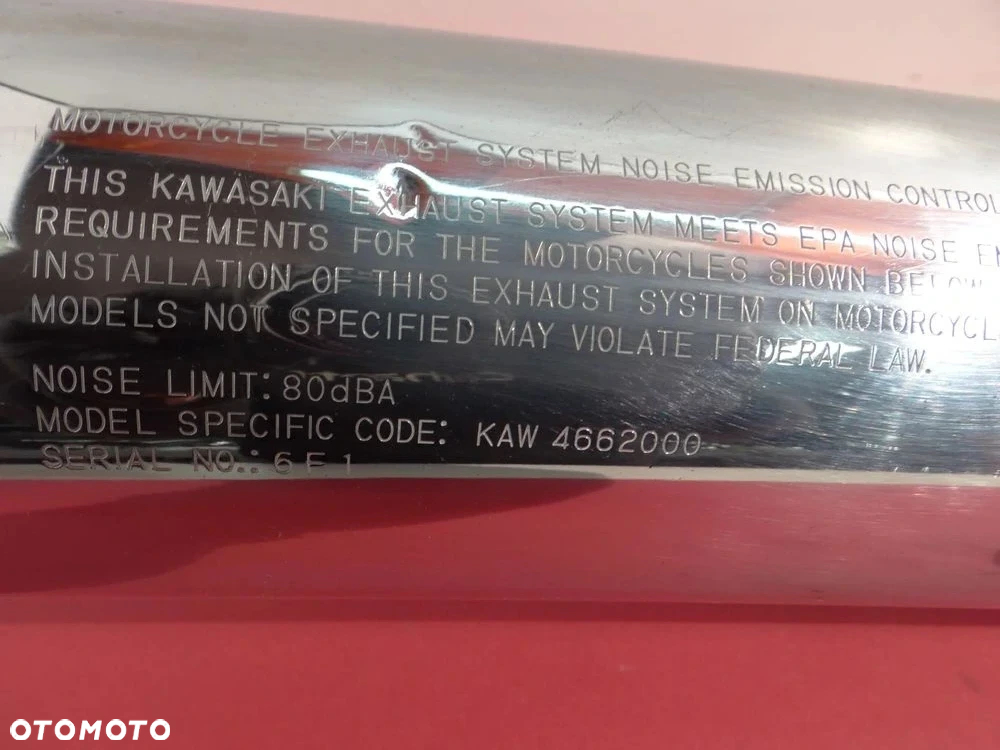 K046  Kawasaki VN 2000 VULCAN TŁUMIK WYDECH KOLEKTOR WYDECHOWY 2004-2009 KAW4662000 - 19