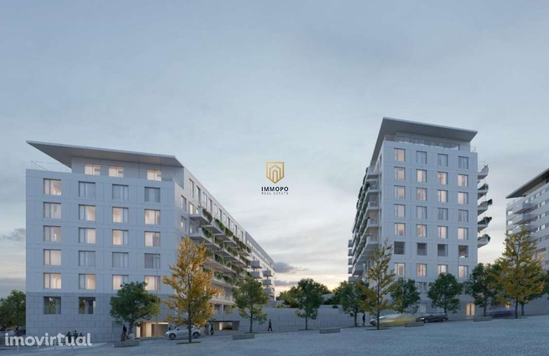 Apartamento T2 novo , com garagem e varanda - Grande imagem: 5/16