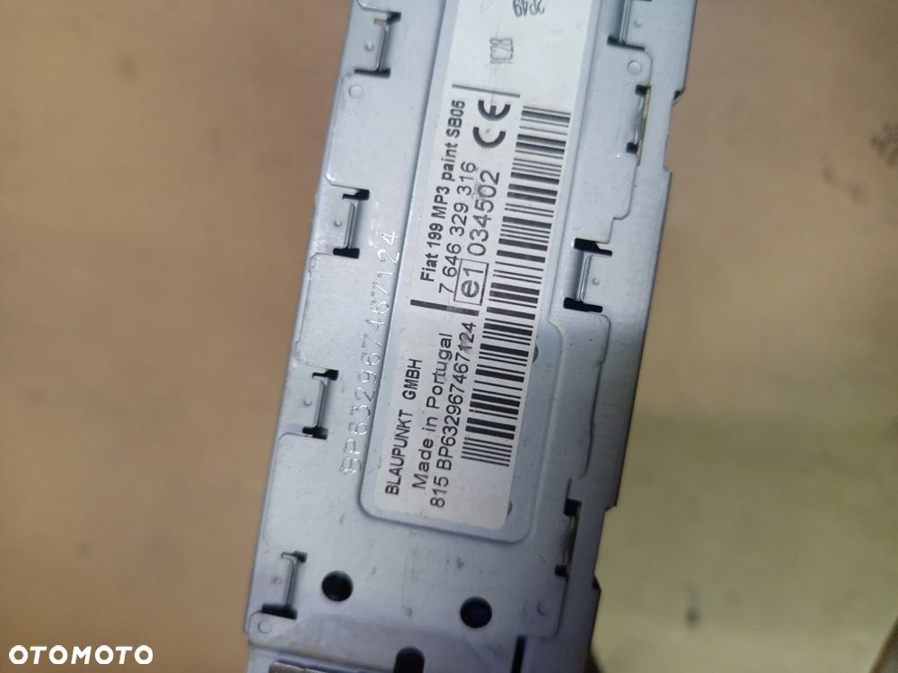 FIAT PUNTO GRANDE PUNTO RADIO 7646329316 - 3