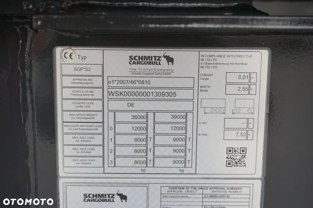 Schmitz Cargobull WYWROTKA / 24 M3 / OŚ PODNOSZONA - 11