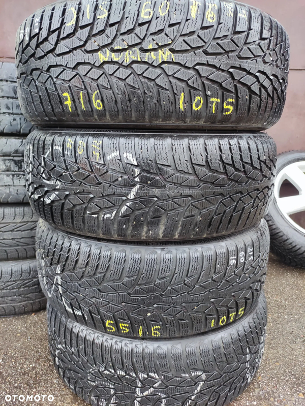 215/60R16 99H XL Opony Zimowe Zima NOKIAN WR D4 7mm Legnica ALU-RAD 215/60