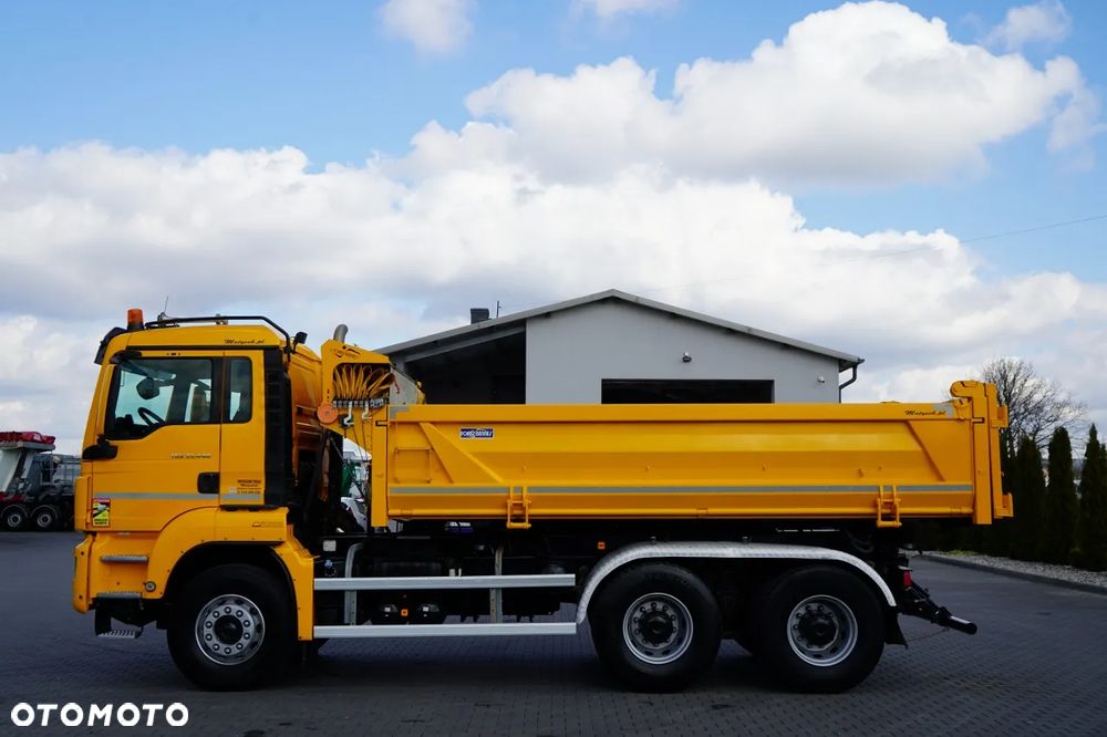 MAN TGS 33.440 / 6X4 / 2 STRONNA WYWROTKA / HYDROBURTA / BORDMATIC / AUTOMAT / EURO 6 - 13