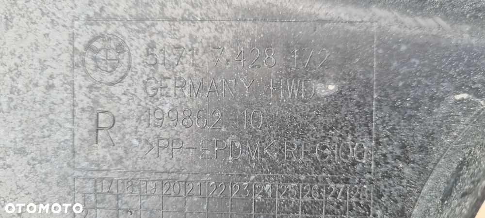 BMW 3 G20 G21 2019- Osłona maglownicy prawa Oryginał - 4