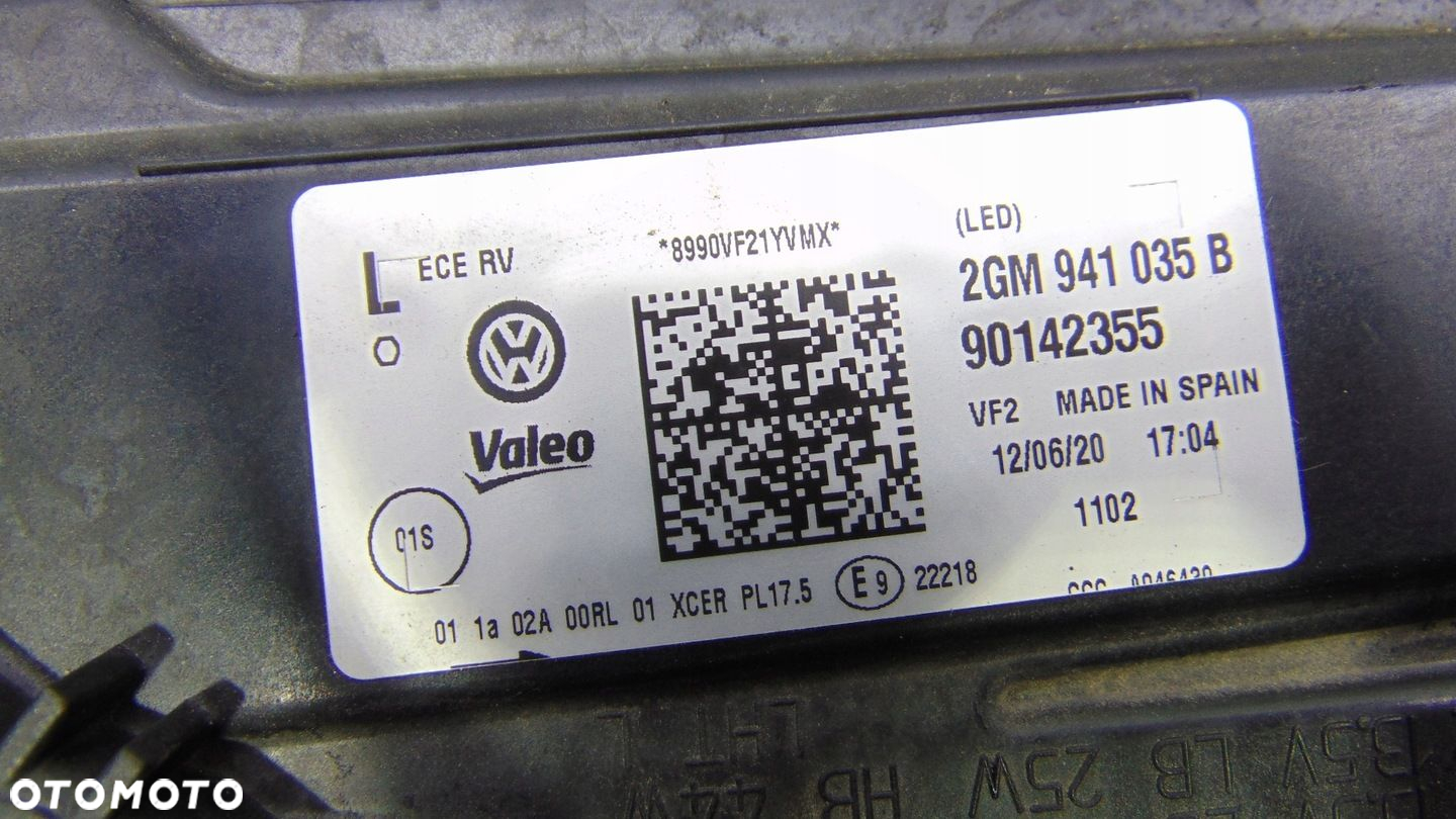 LAMPA PRZÓD LEWA E VW T-CROSS UROPA 2GM941035B - 6