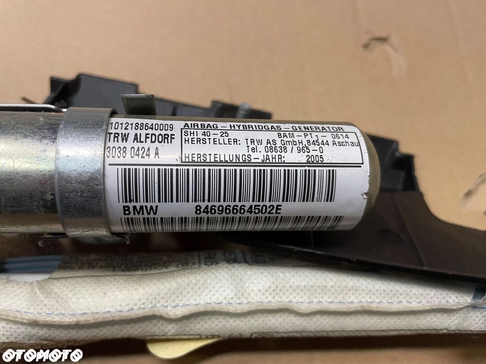 30380425A Kurtyna powietrzna airbag lewa lub prawa bmw 3 e90 e91 - 3