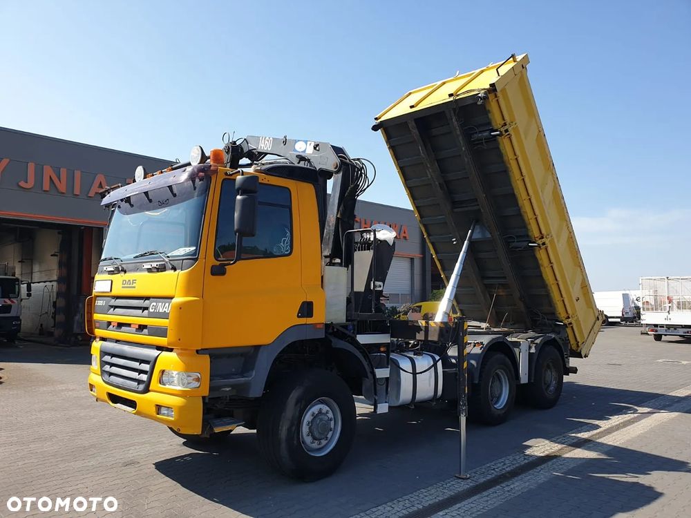 DAF CF GINAF X3335 S 6x6 WYWROTKA+HDS ATLAS 1460 HYDROBURTA KLAPODRZWI SKRĘTNA OŚ - 2