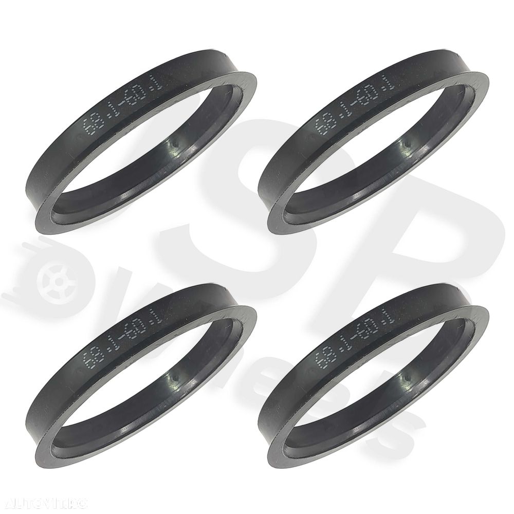 Set inele de centrare ghidaj jante noi 68.1-60.1 mm Dacia, Renault - 1