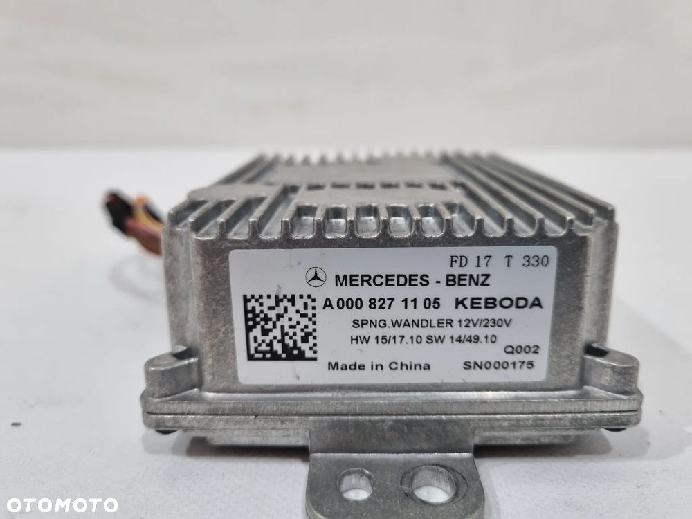 MERCEDES W213 MODUŁ KONWERTER NAPIĘCIA A0008271105 - 5