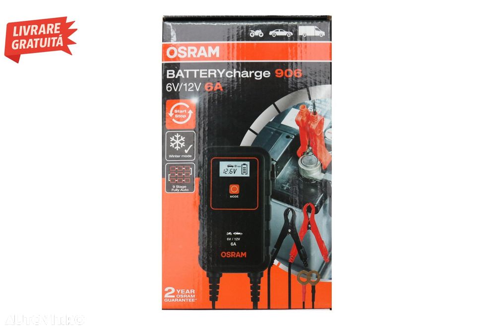 Redresor auto Osram BATTERYcharge 906 OEBCS906- livrare gratuita - 5