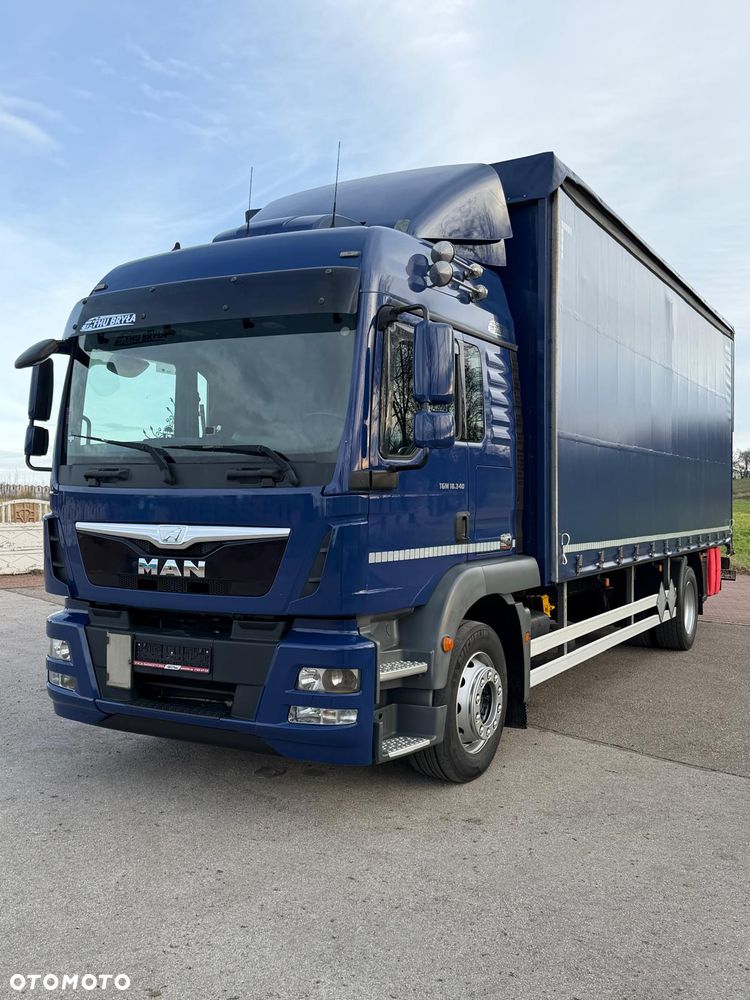 MAN TGM 18.340 / FIRANKA / SPROWADZONY /  9100 ŁADOWNOŚĆ / 18 PALET / E6 /  WINDA / - 6