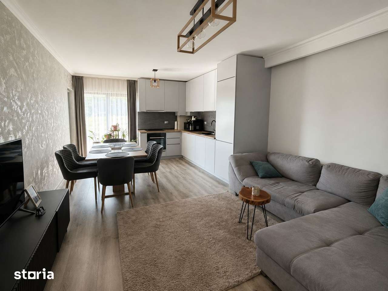 Apartament 2 camere, finisat, et 1, Floresti zona str Stadionului — fotografia 3