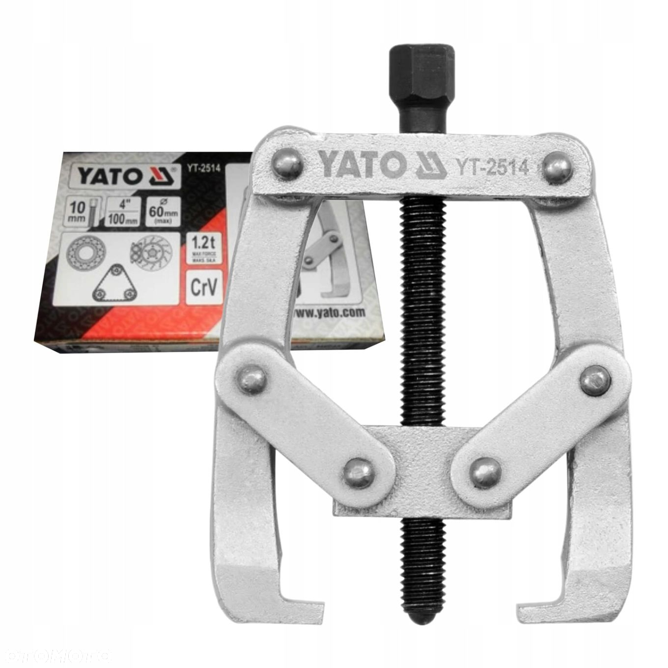 YATO ŚCIĄGACZ DWURAMIENNY Z OGRANICZNIKIEM 100 MM - 6