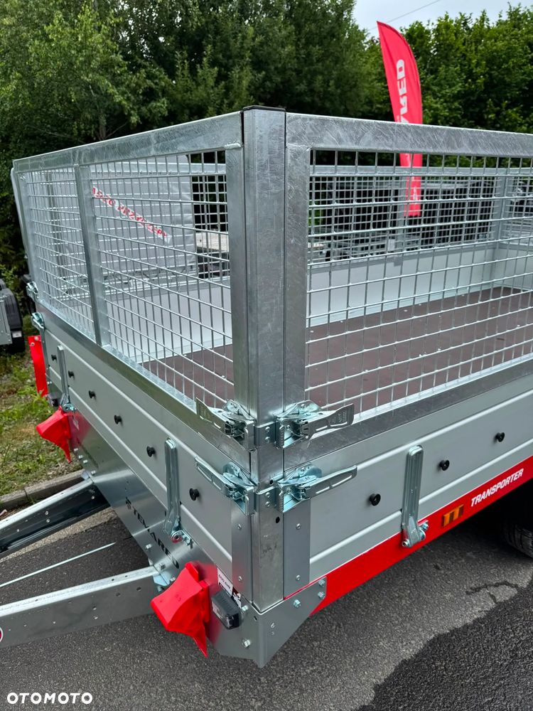 TEMARED TRANSPORTER 3617/2 C 2T + nadstawki siatkowe, najazdy alu - 11