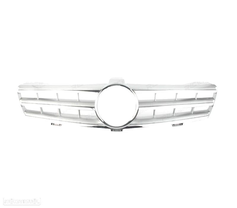 GRELHA FRONTAL SPORT AMG MERCEDES CLS W219 04-10 CROMADA PRATA - 2