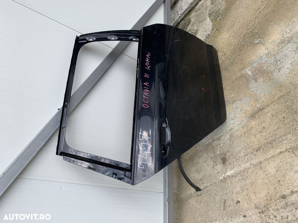 Usa dreapta spate, Skoda Octavia 3 Kombi, 2013, 2014, 2015, 2016, 2017, 2018, 2019, 2020. - 3