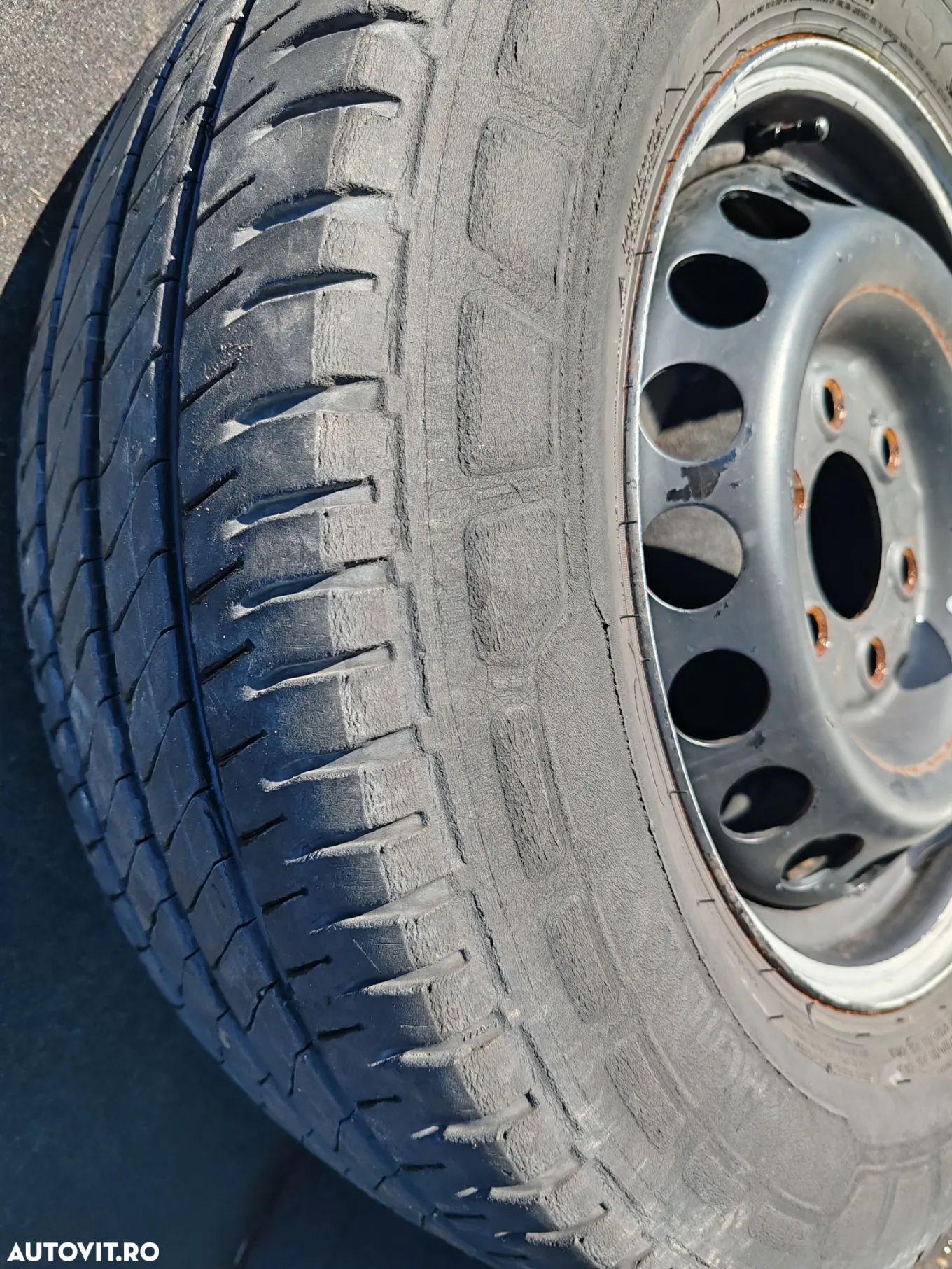 SET  Jante + anvelope sprinter pe 16 cu 6 prezoane Mercedes-Benz 235/65/R16C 4bucati  AN  2007-2016 - 3