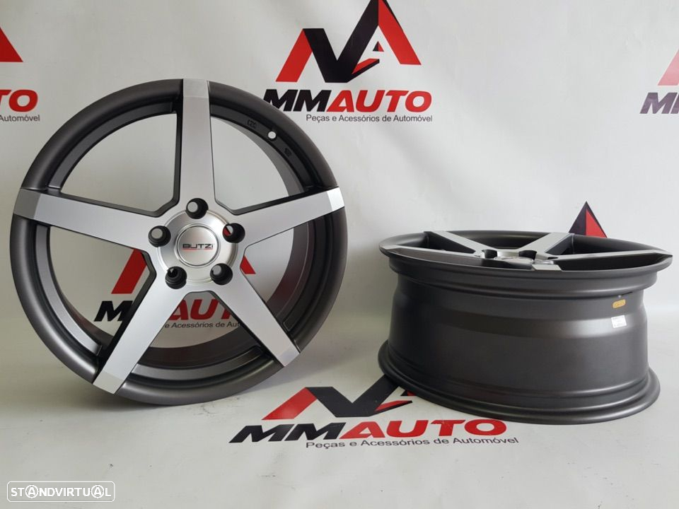 Jantes Butzi M-Spitze Gunmetal Polido 17 5x120 - 3