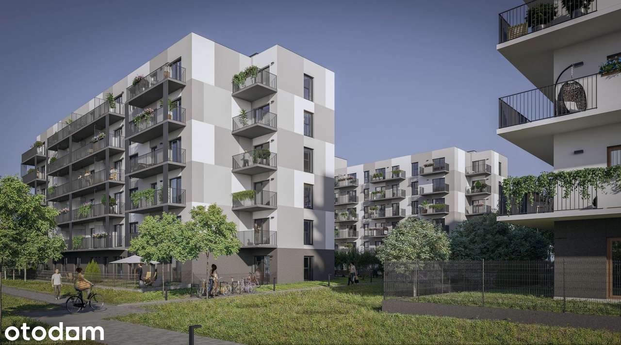 2-pokojowe mieszkanie 47m2 + ogródek Bez Prowizji
