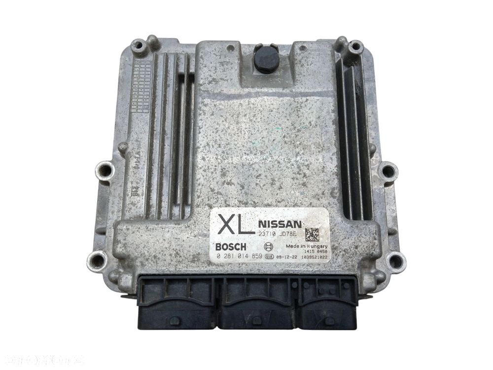 KOMPUTER STEROWNIK SILNIKA NISSAN QASHQAI J10 (2007-2009) 2.0 DCI 150KM 23710 JD78B, 0281014859 - 1