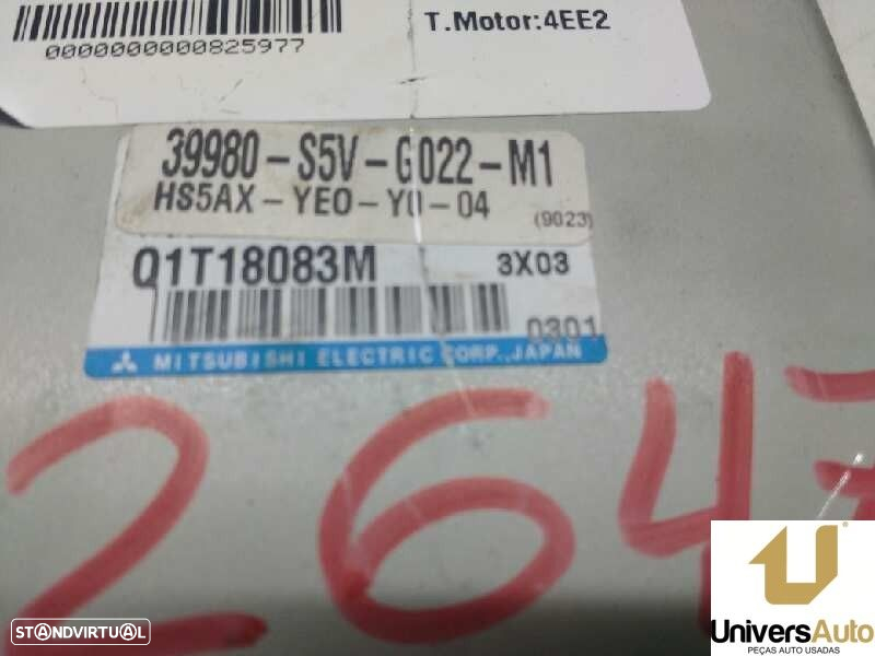 CENTRALINA DIREÇÃO ELECTRICA HONDA CIVIC VII HATCHBACK 2004 -39980S5VG022M1 - 2