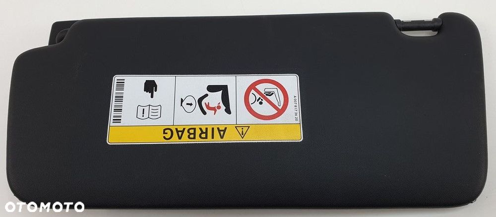 SŁONECZNIK OSŁONA PRAWA MERCEDES W176 CZARNY A0078173620 - 2