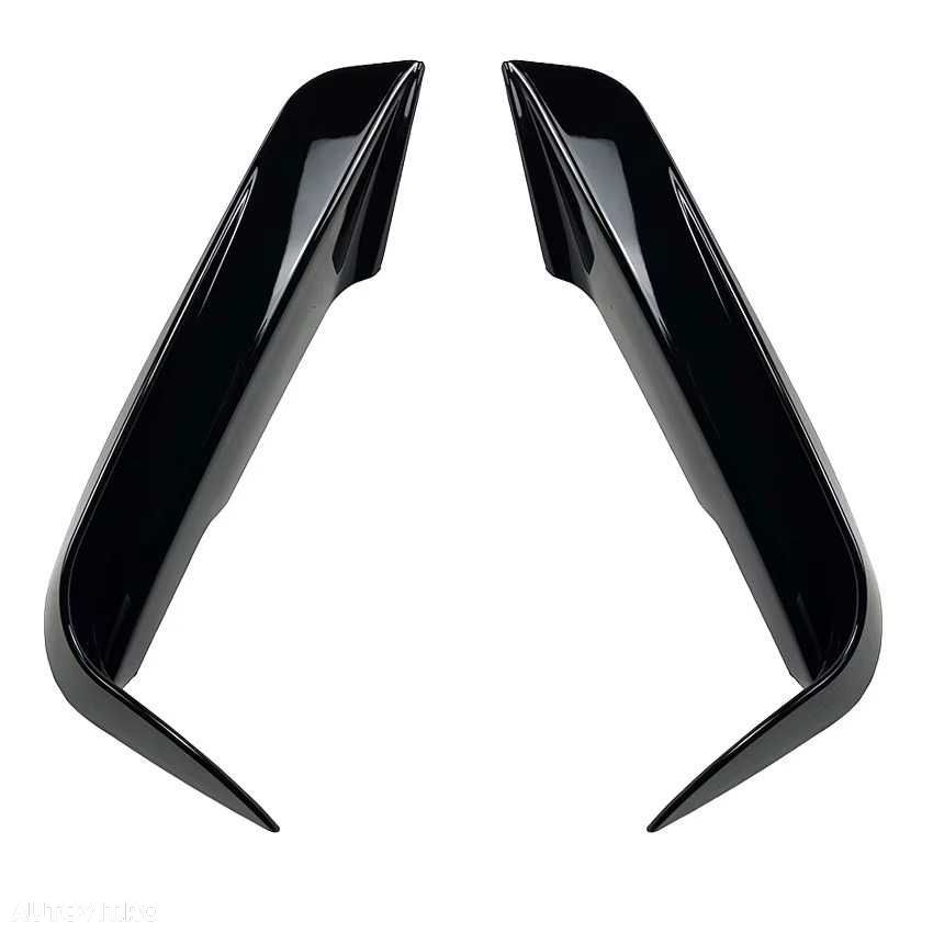 Extensii Prelungiri Bara Fata M BMW F30 F31, Lip Splitere Negru Lucios - 3