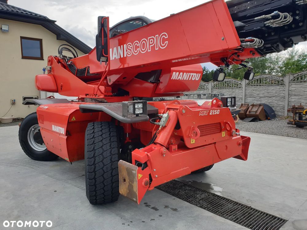 Manitou MRT ROTO 2150 Privilege KOSZ/WIDŁY/PILOTY SPROWADZONA PIĘKNY STAN - 35