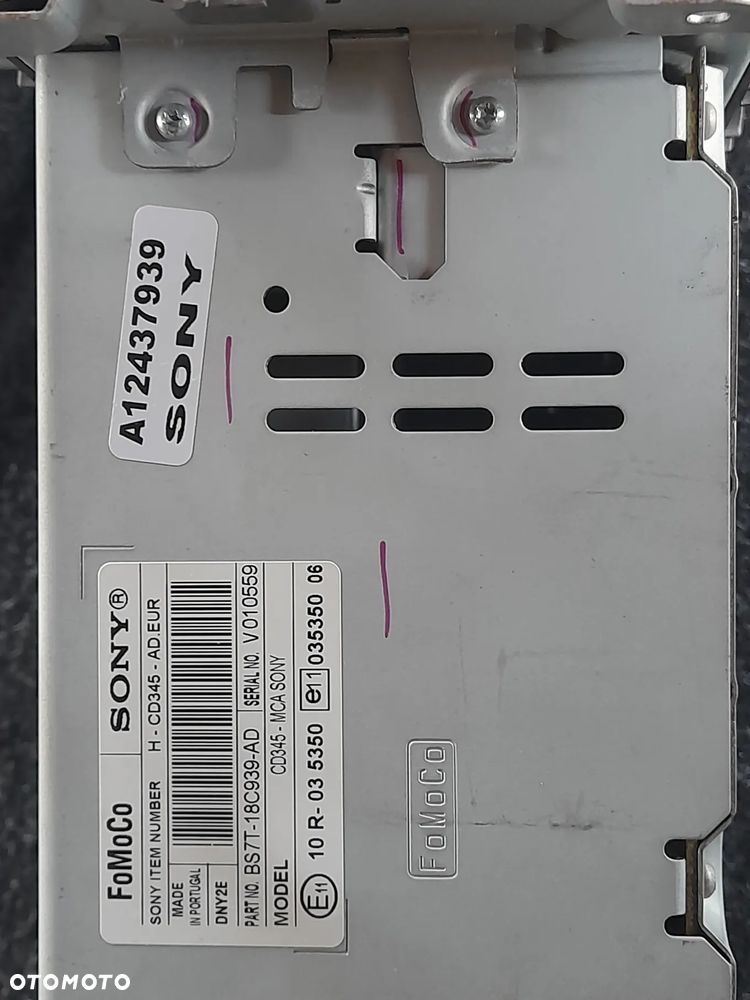 mondeo mk4 radio ramka panel klimy kosz kod - 9