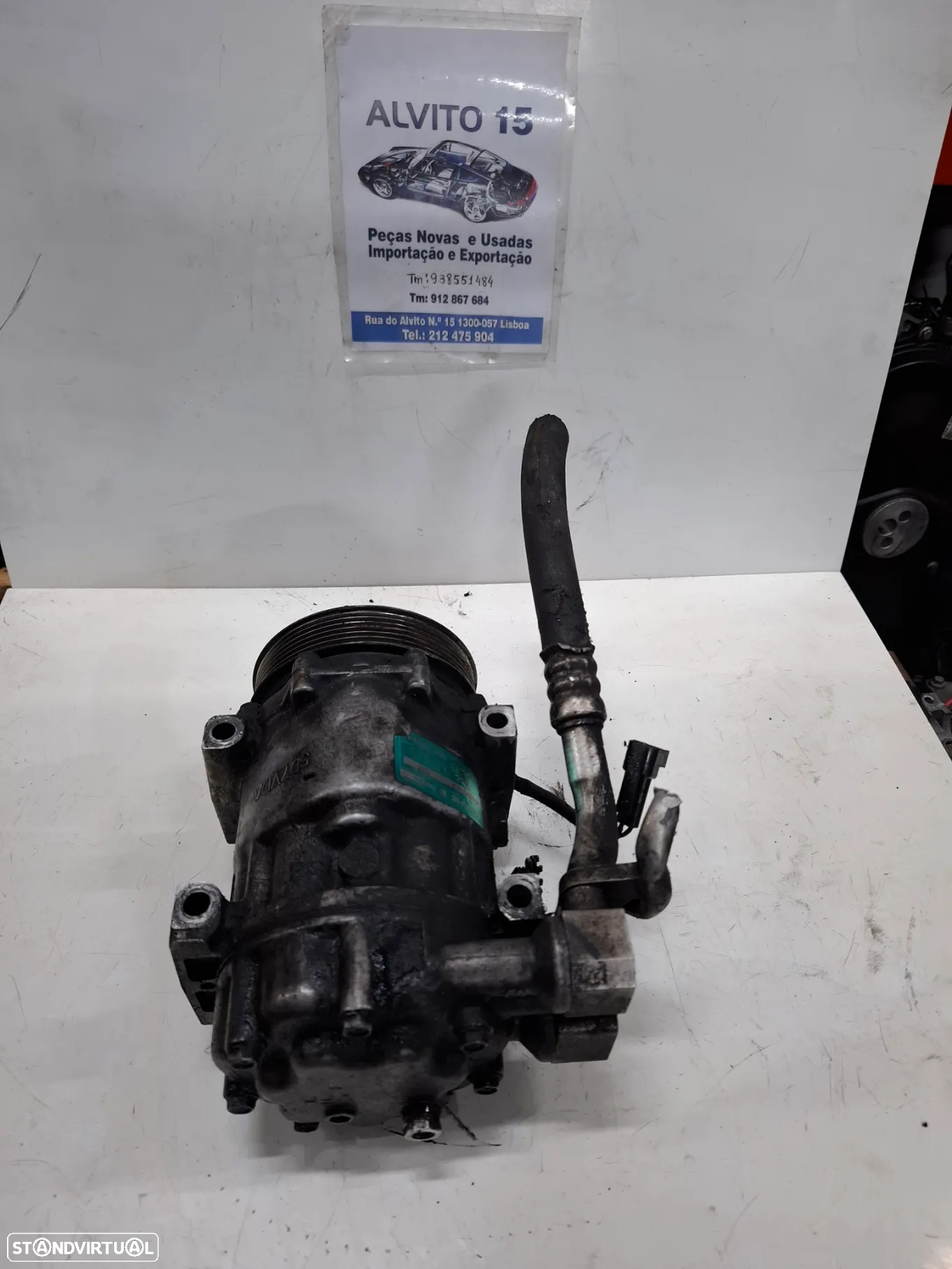 Compressor de ar condicionado - ac Ford 1.6 tdci  ref: SD7V16 - 3