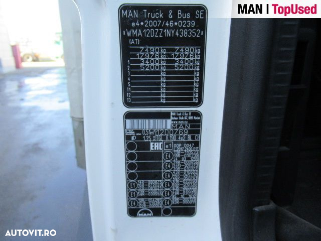 MAN TGL 8.190 4x2 BL CH - 12