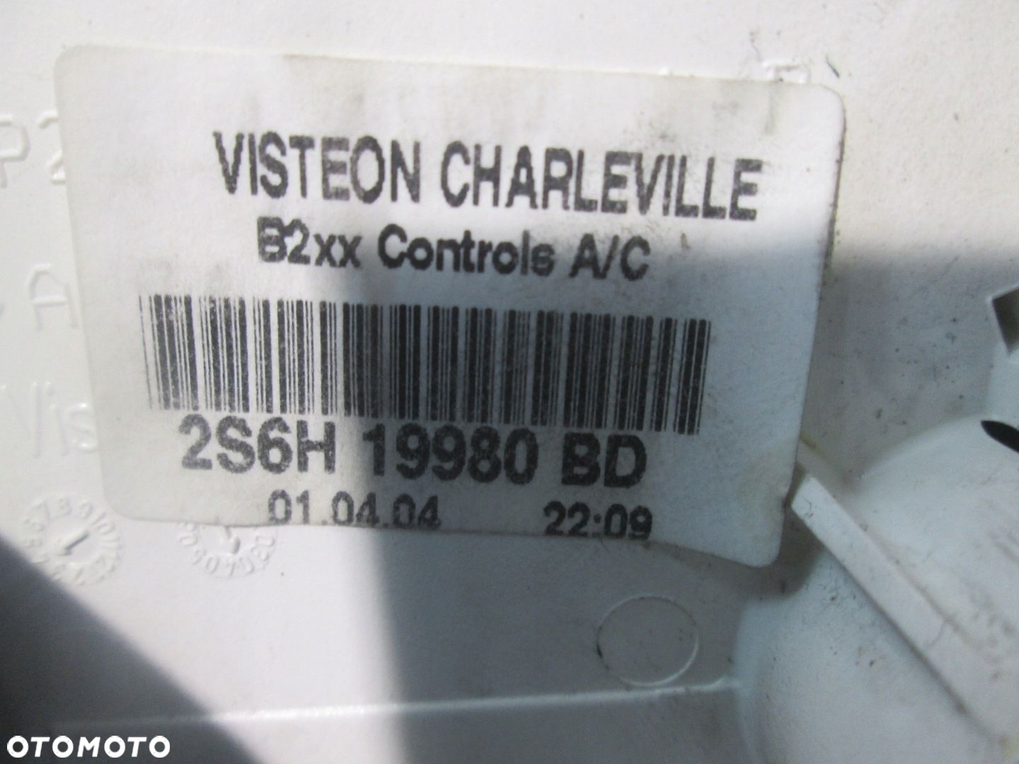 PANEL STEROWANIA NAWIEWU FORD FUSION I FIESTA MK6 2S6H19980BD - 3