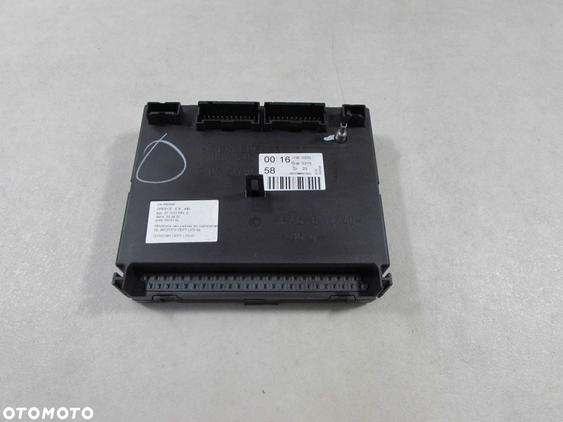 MERCEDES ML W163 LIFT MODUL KOMFORTU SAM 1635450016 - 1