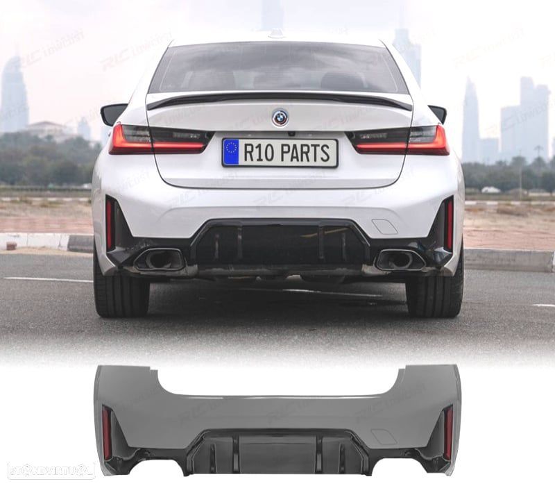 PÁRA-CHOQUES TRASEIRO BMW G20 LCI 23- LOOK M TECH - 1