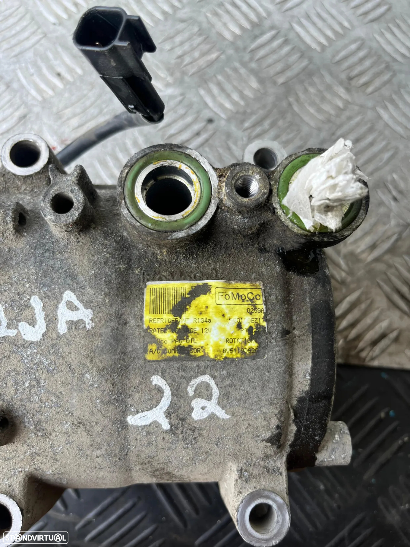 Compressor Ar Condicionado Ford Fiesta VI 1.6 TDCI Ref: 8V5119D626/T2JA - 5