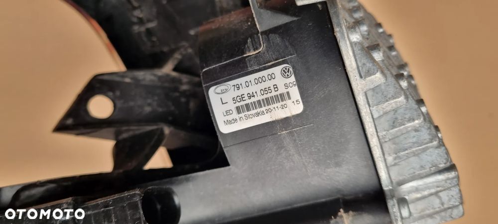 VW GOLF VII GTE 2012- Led lewy zderzak przód oryginał - 8