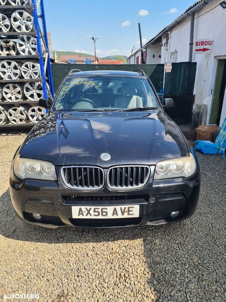 Aripa Dreapta Fata BMW X3 E83 Facelift 2006 - 2010 4 Usi NEGRU (926) CU RUGINA - 6