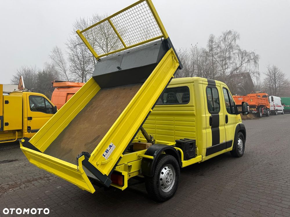 Fiat Ducato 2.3JTD Wywrotka Brygadówka Hak 3 Tony 7 Osobowa Klima Kiper I wł. - 8