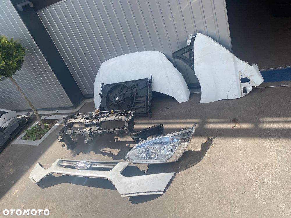 Ford Transit Custom Mk8 2016r MASKA BŁOTNIK przedni  lewy LAMPA przednia lewa REFLEKTOR grill atrapa ZDERZAK pas przedni chłodnice KOMPLETNY PRZÓD pokrywa silnika komplet chłodnic wentylator - 18
