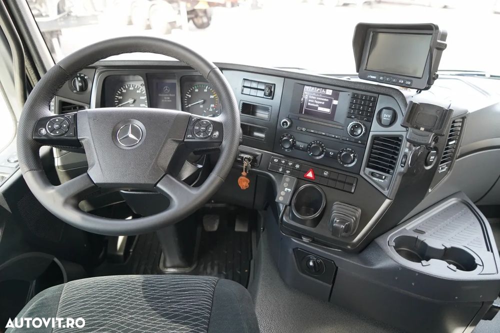 Mercedes-Benz AROCS 2643 / 6x4 / CAROSERIE CU BALANȚĂ - 6,3 M / MACARA HIAB X-HIDUO 188 ES-4 / CAPACITATE MAXIMĂ DE RIDICARE: 5.300 KG / ROTATOARE / PODEA HEAVY-DUTY / TRANSMISIE AUTOMATĂ - 31