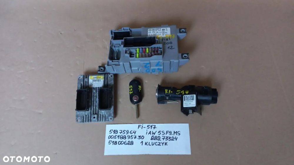 FIAT ALFA ROMEO KOMPUTER SILNIKA KOMPUTER SKRZYNI BIEGÓW ZESTAW STARTOWY - 14