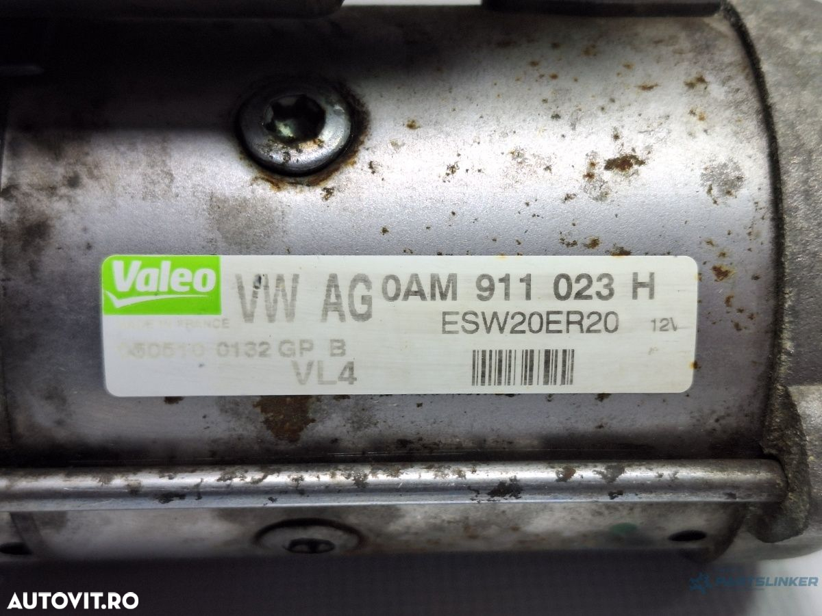 Electromotor VOLKSWAGEN GOLF VI Variant (AJ5) [ 2009 - 2013 ] TDI (CAYC) 77KW|105HP Valeo ESW20ER20 OEM 0AM911023H - 4
