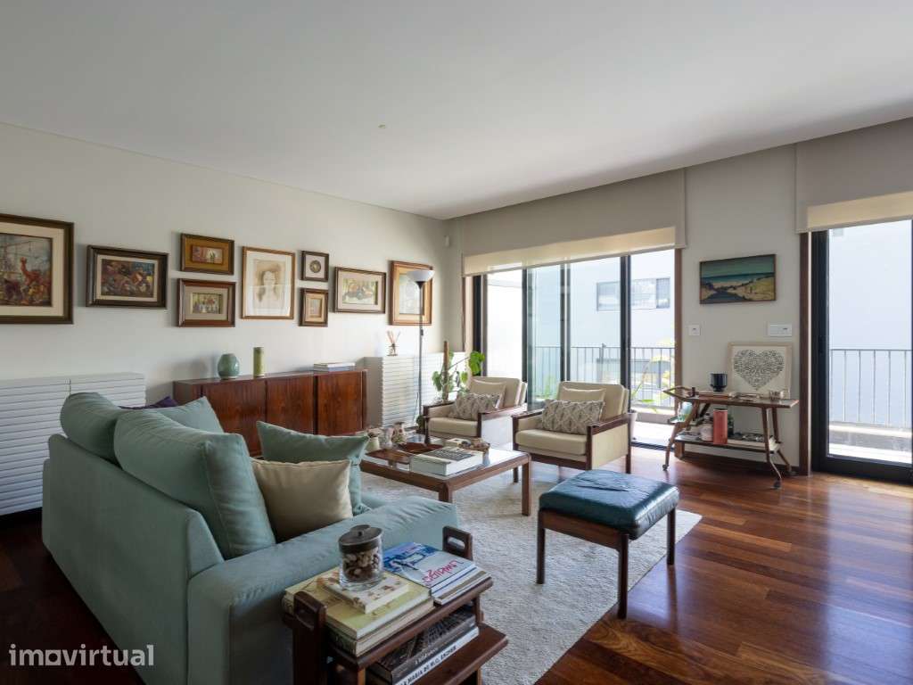 Apartamento T4 Duplex com vista mar, piscina e jardim em Canidelo, ... - Grande imagem: 3/37