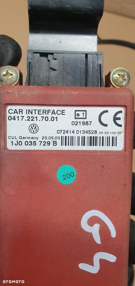 Moduł telefonu VW Golf IV 4 1J0035729B - 5