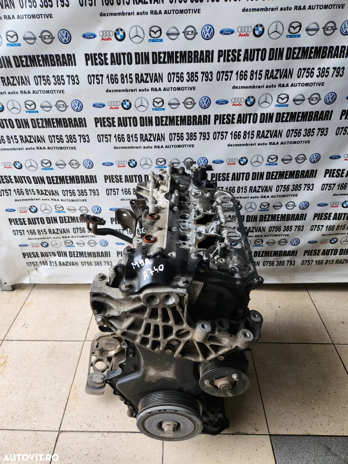 Motor 2.0 DCI M9RA740 Renault Scenic 2/3 Megane 2/3 Laguna 2/3 Vel Satis Etc - Dezmembrari Arad - 2